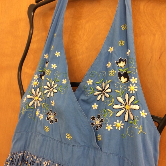 🦋 Macy’s Girls Halter Dress 🦋 - Picture 2 of 5